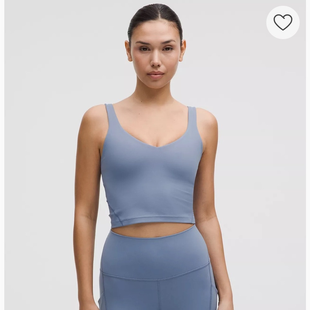 Women's Blue align Lulu lemon Crop Top